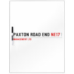 PAXTON ROAD END  Dry Erase Boards