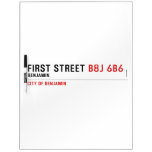 First Street  Dry Erase Boards