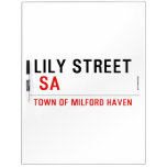 Lily STREET   Dry Erase Boards