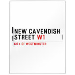 New Cavendish  Street  Dry Erase Boards