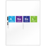 Anabel
   Dry Erase Boards