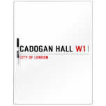 Cadogan Hall  Dry Erase Boards