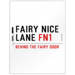 Fairy Nice  Lane  Dry Erase Boards