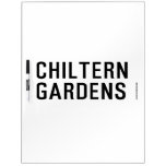 Chiltern Gardens  Dry Erase Boards