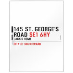 145 St. George's Road  Dry Erase Boards