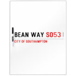 Bean Way  Dry Erase Boards