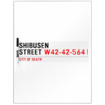 shibusen street  Dry Erase Boards