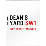 Dean's yard  Dry Erase Boards