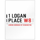 1 logan place  Dry Erase Boards