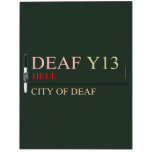 deaf  Dry Erase Boards