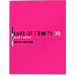 land of trinity  Dry Erase Boards