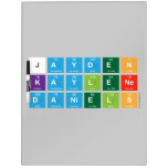 Jayden 
 Kaylene
 Daniels  Dry Erase Boards