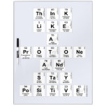 Think 
 like 
 a 
 protone 
 And 
 stay 
 positive  Dry Erase Boards