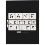 Game
 Letter
 Tiles  Dry Erase Boards