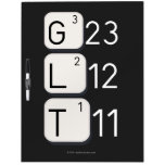 G23
 L12
 T11  Dry Erase Boards