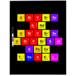 UNiverse
 And
 Universe
 Universal
 Space
 Travel  Dry Erase Boards