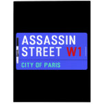 ASSASSIN Street  Dry Erase Boards