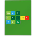 Game
 Letter
 Tiles  Dry Erase Boards