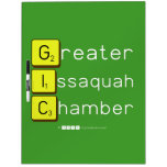 Greater
 Issaquah
 Chamber  Dry Erase Boards