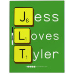 Jess
 Loves
 Tyler  Dry Erase Boards
