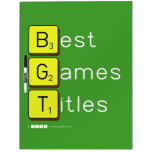 Best
 Games
 Titles  Dry Erase Boards