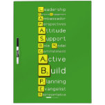 Leadership
 PersonalEngagement
 Ambassador
 Perspectives
 Attitude
 Support
 Role Model
 Commitment
 Active
 Build
 Planning
 Evangelist
 Representative
 
  
   Dry Erase Boards