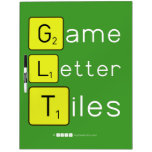 Game
 Letter
 Tiles  Dry Erase Boards