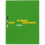 I LOVE YOU           NJABULO  Dry Erase Boards