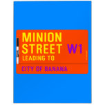 Minion Street  Dry Erase Boards
