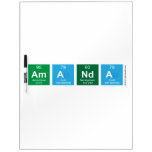 Amanda  Dry Erase Boards