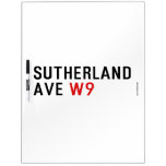 Sutherland ave  Dry Erase Boards