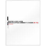 Brighton & Hove Albion American Express Community Stadium  Dry Erase Boards