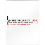 @ChrisSanClaire  Dry Erase Boards