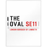 THE OVAL  Dry Erase Boards