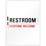 Restroom  Dry Erase Boards