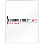 London street   Dry Erase Boards