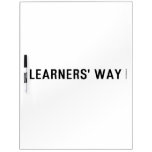 Learners' Way  Dry Erase Boards