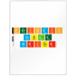 Periodic Table Writer  Dry Erase Boards