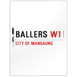 Ballers  Dry Erase Boards