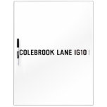 COLEBROOK LANE  Dry Erase Boards