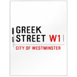 Greek Street  Dry Erase Boards