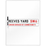 Reeves Yard   Dry Erase Boards