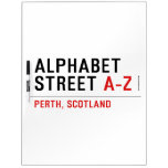 Alphabet  Street  Dry Erase Boards