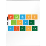 Falcons
 love
 Science  Dry Erase Boards