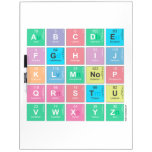 abc|de
 fghij
 klm|nop
 qrstu
 vwxyz  Dry Erase Boards