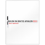 Ruilen en gratis afhalen  Dry Erase Boards
