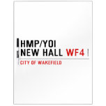 HMP/YOI  NEW HALL  Dry Erase Boards