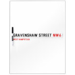 Gravenshaw Street  Dry Erase Boards