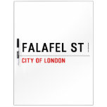 Falafel ST  Dry Erase Boards