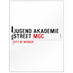 jugend akademie Street  Dry Erase Boards